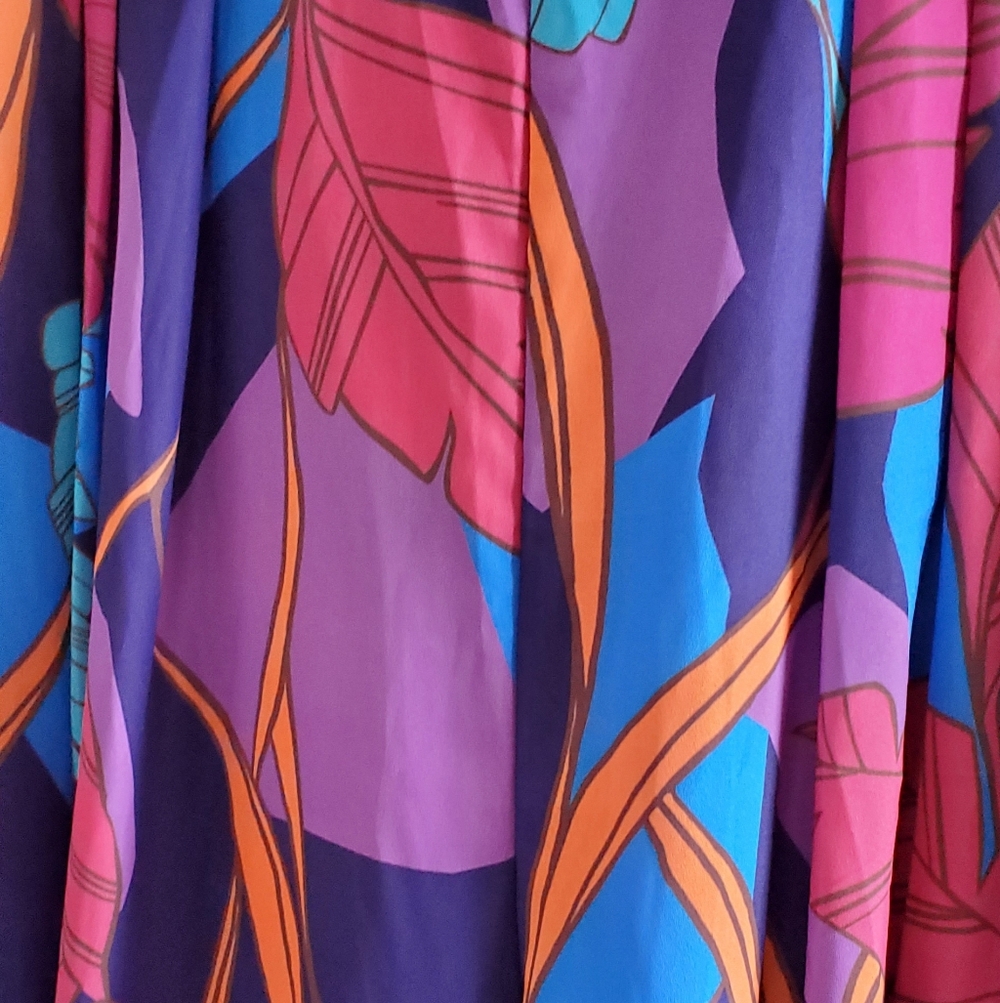 🌿 Flying Tomato Vibrant Leaf Dare To Take The Woven Jumpsuit Tropical Resort - Picture 5 of 7